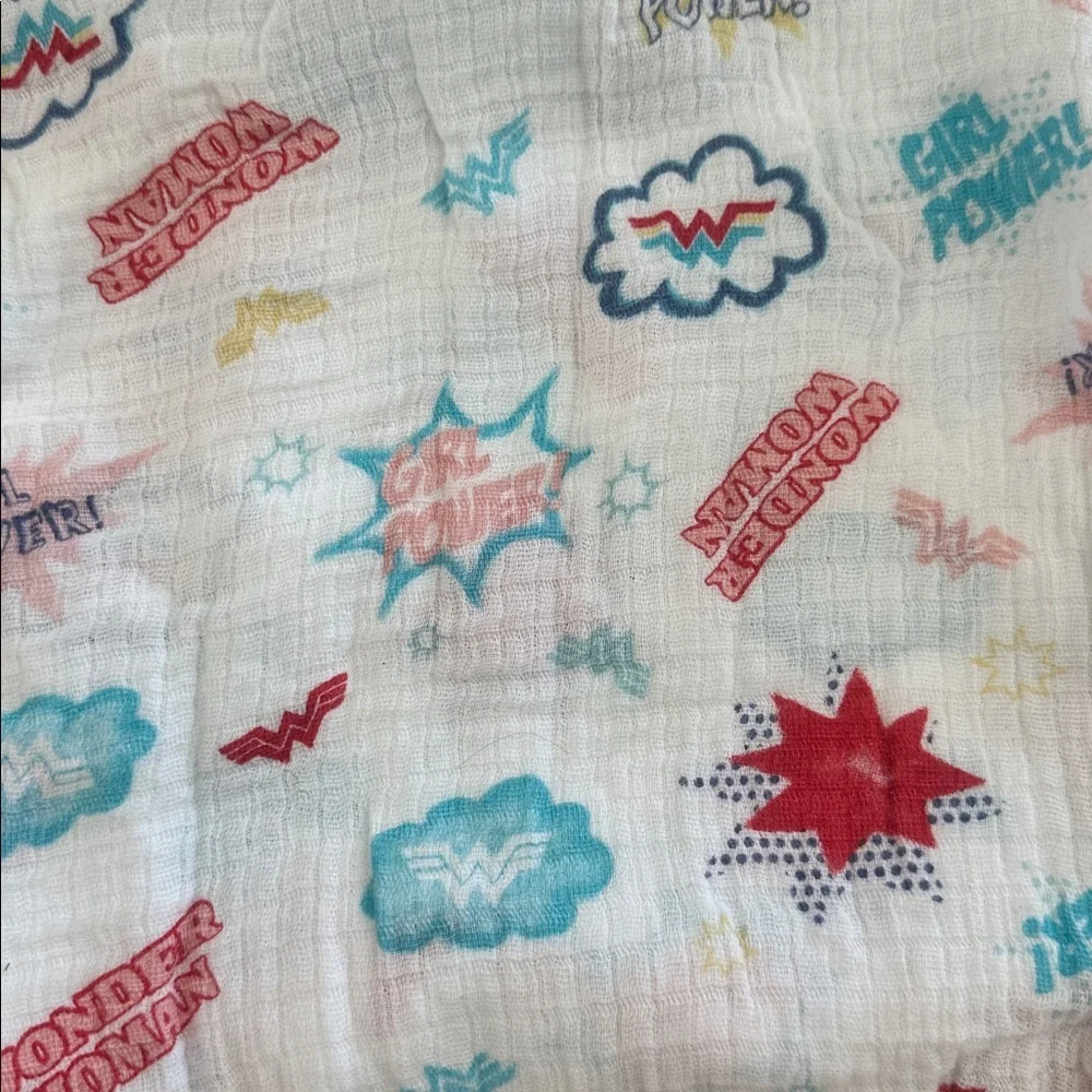 ADEN+ANAIS - 2 PK WONDER WOMAN  baby swaddle blankets